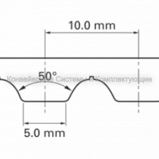 Ремни зубчатые AT10 - Конвейерные системы и комплектующие