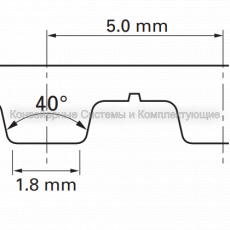Ремни зубчатые T5  - Конвейерные системы и комплектующие